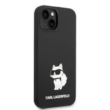Karl Lagerfeld Silicone Choupette-foder for iPhone 14 Plus - sort
