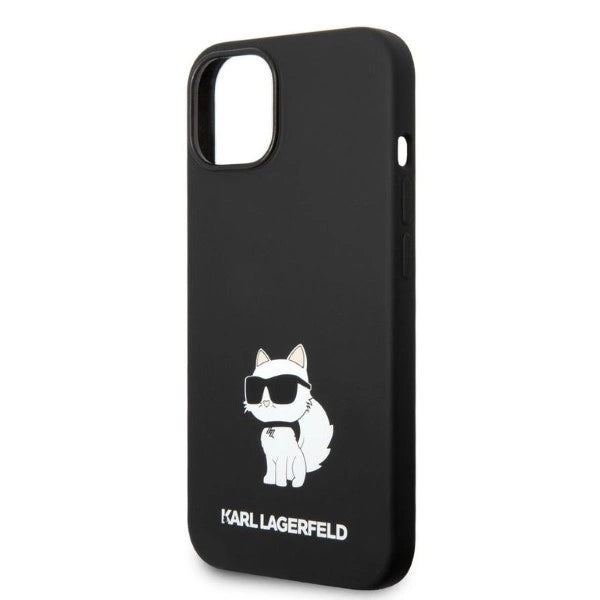 Karl Lagerfeld Silicone Choupette-foder for iPhone 14 Plus - sort