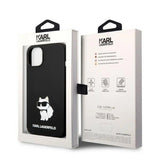 Karl Lagerfeld Silicone Choupette-foder for iPhone 14 Plus - sort