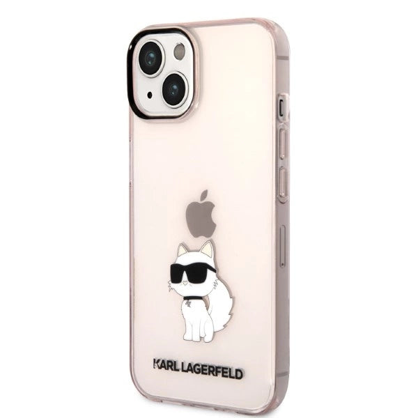 Karl Lagerfeld Ikonik Choupette case for iPhone 14 - pink