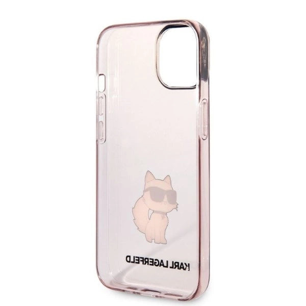 Karl Lagerfeld Ikonik Choupette case for iPhone 14 - pink