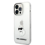 Karl Lagerfeld KLHCP14XHNCHTCT iPhone 14 Pro Max 6.7" transparent hardcase Ikonik Choupette