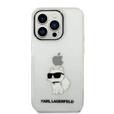 Karl Lagerfeld KLHCP14XHNCHTCT iPhone 14 Pro Max 6.7" transparent hardcase Ikonik Choupette