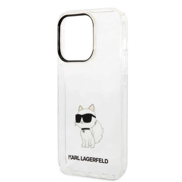 Karl Lagerfeld KLHCP14XHNCHTCT iPhone 14 Pro Max 6.7" transparent hardcase Ikonik Choupette