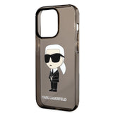 Karl Lagerfeld Ikonik Karl case for iPhone 14 Pro Max - black