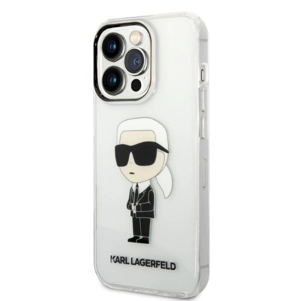 Karl Lagerfeld Ikonik Karl case for iPhone 14 Pro Max - transparent