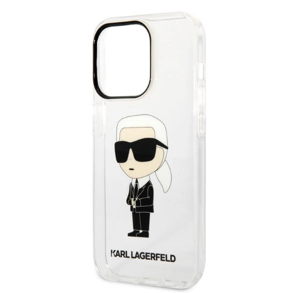Karl Lagerfeld Ikonik Karl case for iPhone 14 Pro Max - transparent