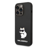 Karl Lagerfeld Silicone Choupette case for iPhone 14 Pro Max - black
