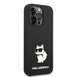 Karl Lagerfeld Silicone Choupette case for iPhone 14 Pro Max - black