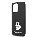 Karl Lagerfeld Silicone Choupette case for iPhone 14 Pro Max - black
