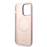 Karl Lagerfeld KLHMP14XSSKCI iPhone 14 Pro Max 6.7" hardcase light pink/light pink Silicone Karl & Choupette Magsafe