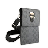 Karl Lagerfeld Ikonik Karl Monogram Patch bag - silver
