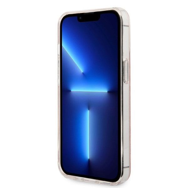 Set Guess GUBPP13XH4EACSP Case+ Charger iPhone 13 Pro Max pink/pink hard case 4G Print MagSafe