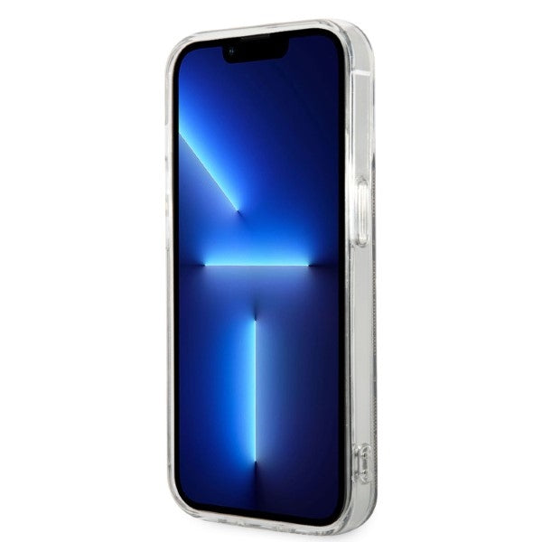 Set Guess GUBPP14LH4EACSW Case+ Charger iPhone 14 Pro 6,1" brun/brun hard case 4G Print MagSafe