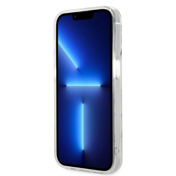 Guess GUBPP14LHMEACSH Case+ Charger Set iPhone 14 Pro 6.1" white/white hard case Marble MagSafe