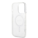 Set Guess GUBPP14LHMEACSK Case+ Charger iPhone 14 Pro 6.1" sort/sort hårdkasse Marble MagSafe