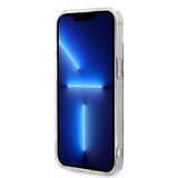 Set Guess GUBPP14SH4EACSB Case+ Charger iPhone 14 6.1" blue/blue hard case 4G Print MagSafe