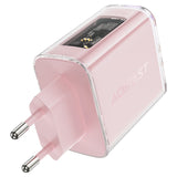 Acefast GaN charger 65W 3 ports (1xUSB, 2xUSB C) green (A45)