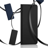 Dux Ducis Skin Pro Case for Realme 10 Pro Flip Card Wallet Stand Black