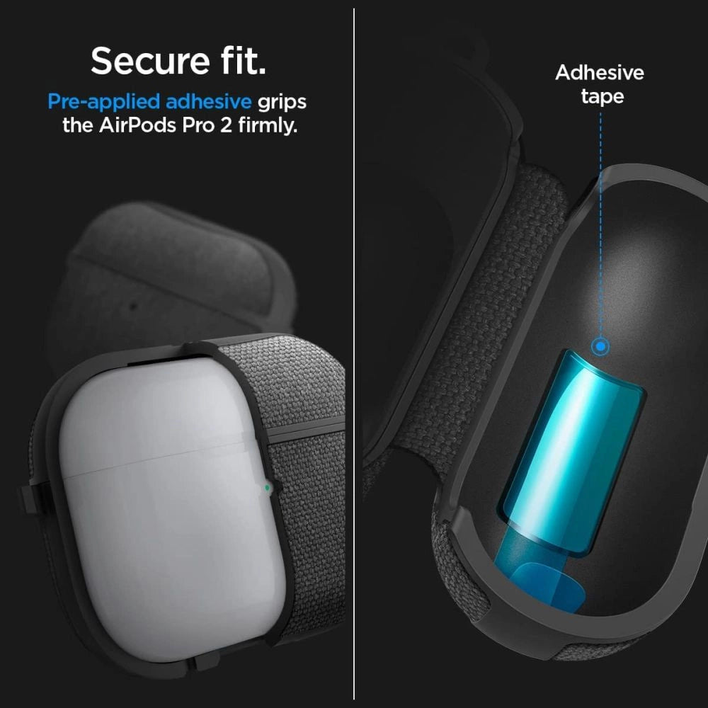 Spigen Urban Fit Case til Apple AirPods Pro 1 / 2 - sort
