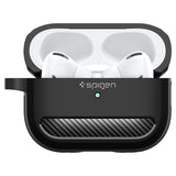 Spigen Rugged Armor Case til Apple AirPods Pro 1 / 2 - Matte Black