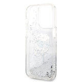 Karl Lagerfeld KLHCP14LLNKHCH iPhone 14 Pro 6.1" silver/silver hardcase Glitter Karl Head