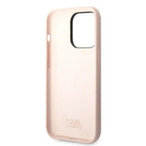 Karl Lagerfeld KLHCP14LSNIKBCP iPhone 14 Pro 6.1" hardcase pink/pink Silicone Ikonik