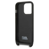 Karl Lagerfeld KLHCP14LSTKMK iPhone 14 Pro 6.1" black/black hardcase Monogram Ikonik Patch
