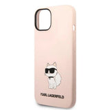 Karl Lagerfeld KLHCP14MSNCHBCP iPhone 14 Plus 6.7" hardcase pink/pink Silicone Choupette