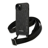 Karl Lagerfeld KLHCP14MSTMK iPhone 14 Plus 6.7" Hardcase sort/sort Monogram Plaque Logo Strap