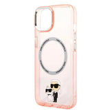 Karl Lagerfeld KLHMP14MHNKCIP iPhone 14 Plus 6.7" hardcase pink/pink Iconic Karl&Choupette Magsafe