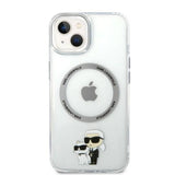 Karl Lagerfeld KLHMP14MHNKCIT iPhone 14 Plus 6.7" hardcase transparent Iconic Karl&Choupette Magsafe