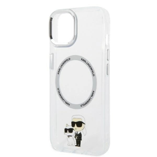 Karl Lagerfeld KLHMP14MHNKCIT iPhone 14 Plus 6.7" hardcase transparent Iconic Karl&Choupette Magsafe