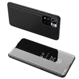 Clear View Case cover til Realme C33 flip cover sort