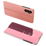 Clear View Case til Samsung Galaxy A54 5G flip cover pink