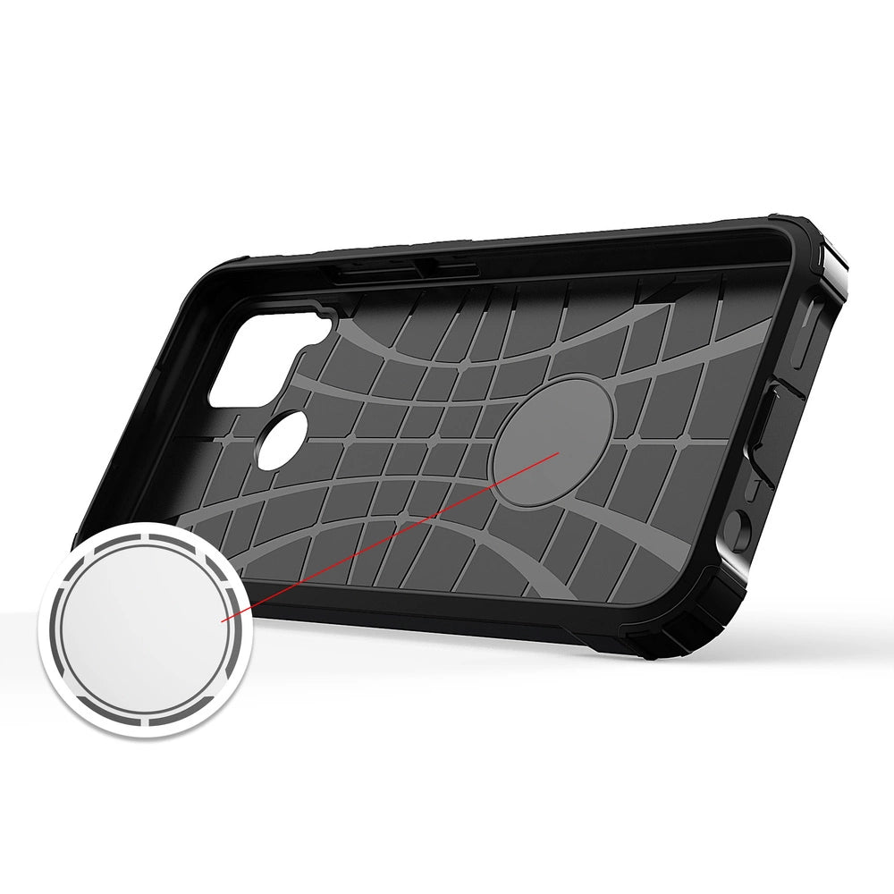 Hybrid Armor case til Realme 10 5G / Realme 9i 5G pansret hybrid case sort