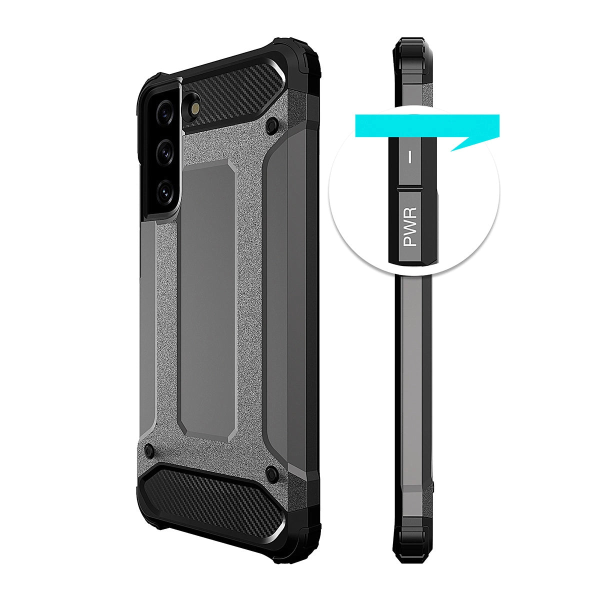 Hybrid Armor case til Samsung Galaxy S23 Ultra pansret hybrid cover blå