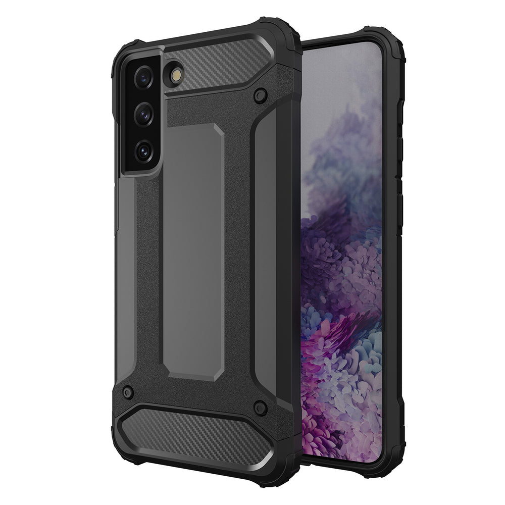 Hybrid Armor case til Samsung Galaxy S23+ pansret hybrid case sort