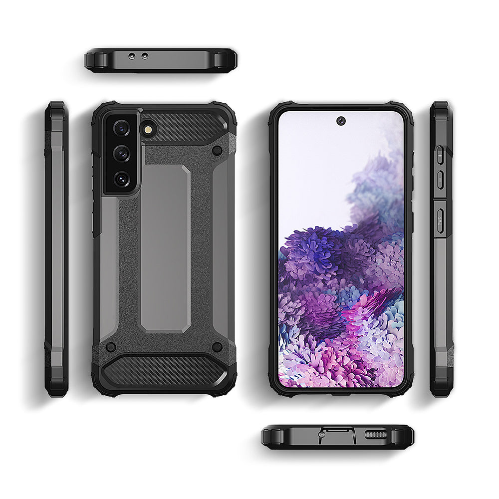 Hybrid Armor case til Samsung Galaxy S23+ pansret hybrid case sort