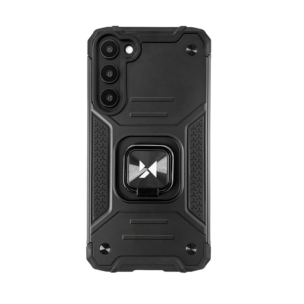 Wozinsky Ring Armor case til Samsung Galaxy S23+ pansret cover magnetisk holder ring sort