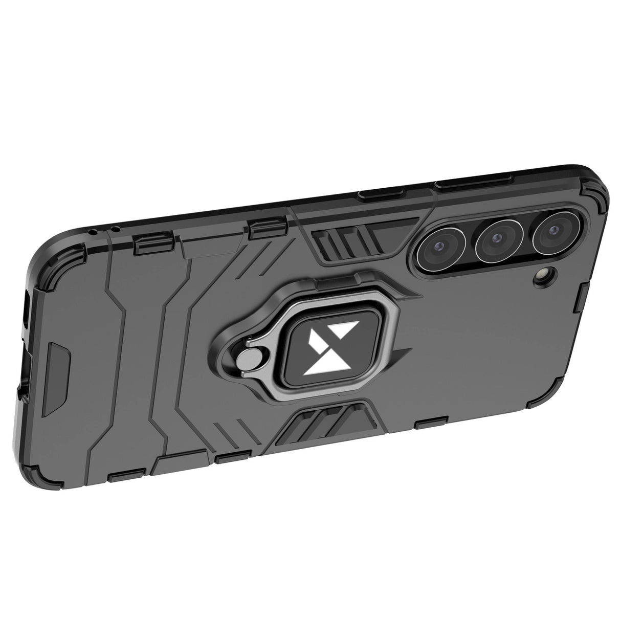 Wozinsky Ring Armor case til Samsung Galaxy S23+ pansret cover magnetisk holder ring sort