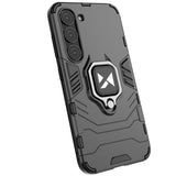 Wozinsky Ring Armor case til Samsung Galaxy S23 pansret cover magnetisk holder ring sort