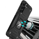 Wozinsky Ring Armor case til Samsung Galaxy S23 pansret cover magnetisk holder ring sort