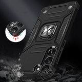 Wozinsky Ring Armor case til Samsung Galaxy S23 pansret cover magnetisk holder ring sort