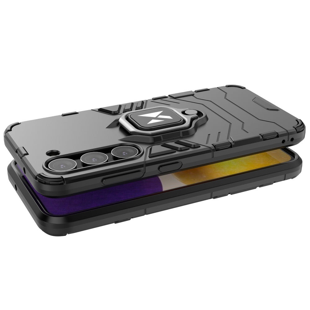 Wozinsky Ring Armor case til Samsung Galaxy S23 pansret cover magnetisk holder ring sort