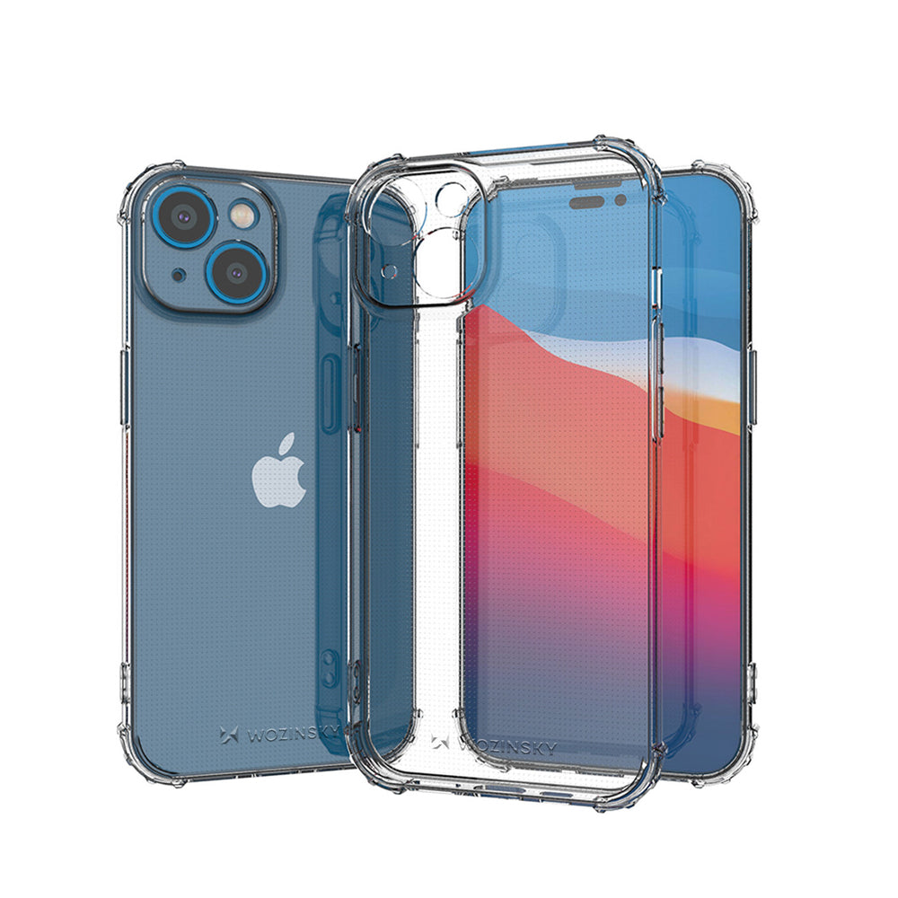 Wozinsky Anti Shock-foder for iPhone 14 Plus gennemsigtigt gennemsigtigt fodtøj