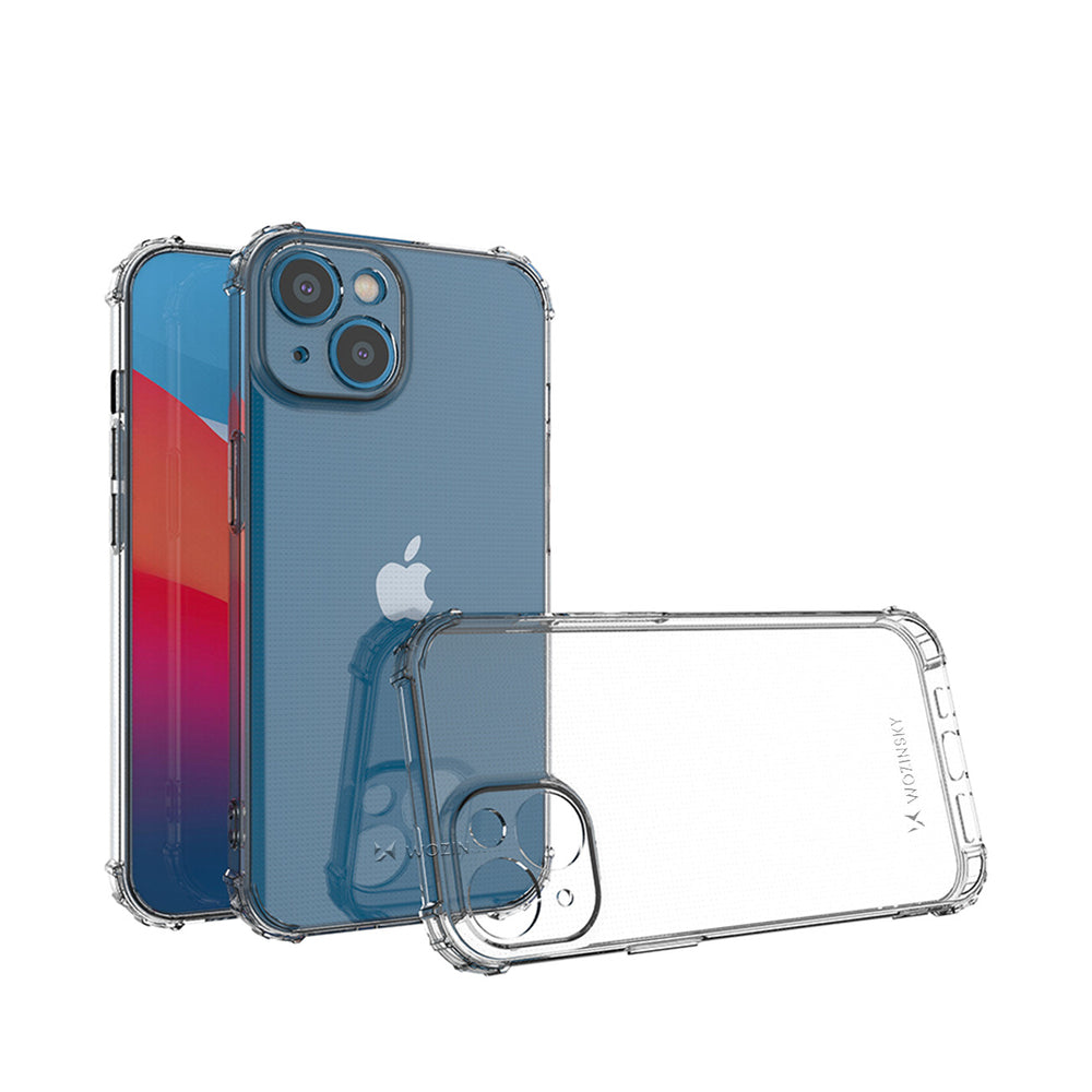 Wozinsky Anti Shock-foder for iPhone 14 Plus gennemsigtigt gennemsigtigt fodtøj