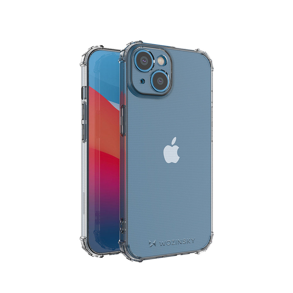 Wozinsky Anti Shock-foder for iPhone 14 Plus gennemsigtigt gennemsigtigt fodtøj