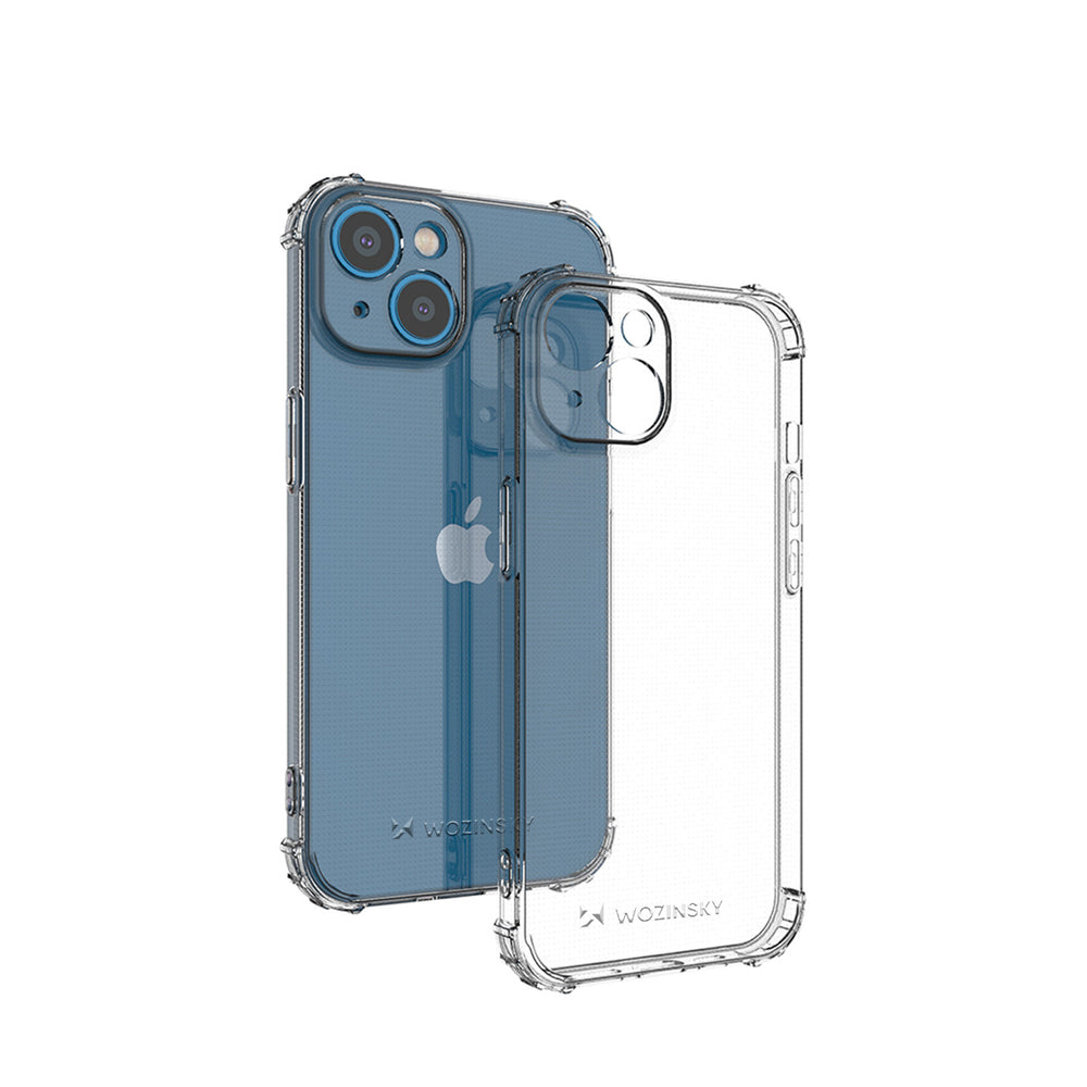 Wozinsky Anti Shock-foder for iPhone 14 Plus gennemsigtigt gennemsigtigt fodtøj