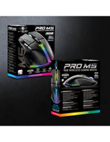 Spirit of Gamer PRO M5 DARK WIRELESS mus Spil Højre hånd RF Wireless + Bluetooth + USB Type-C Optisk 8000 dpi